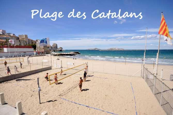 T2 Plage Catalans-Vieux Port Leilighet Marseille Eksteriør bilde